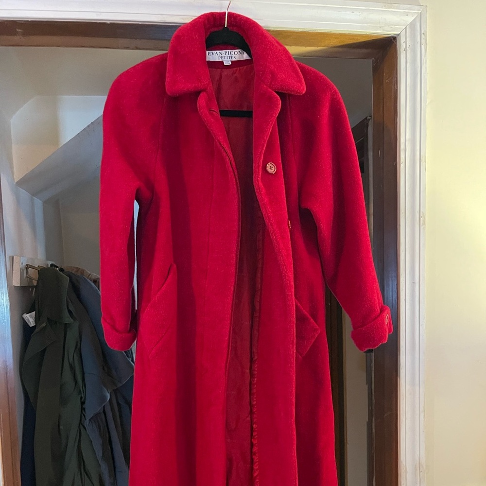 Beautiful candy apple red coat